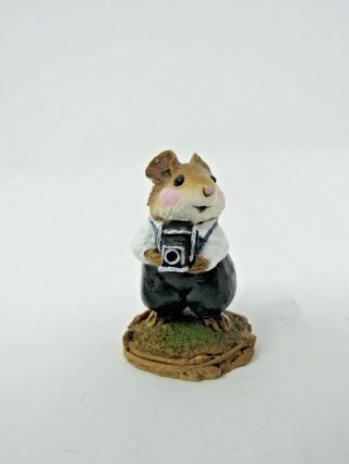 Annette William Petersen Wee Forest Folk Mice Mouse Photographer Figurine Wff