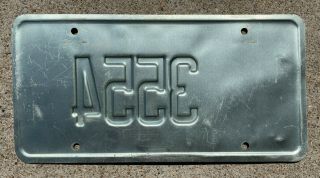 North Carolina Sons of Confederate Veterans License Plate SCV - 3554 CV 2