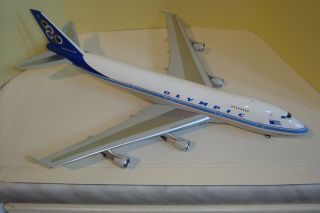 Inflight200 1:200 Boeing 747 Olympic Airways Sx - Oac.  Ltd.  Edition.  With Stand