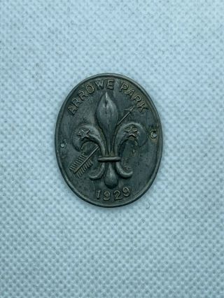 1929 World Jamboree Boy Scout Cane Hiking Staff Emblem Wj Metal International