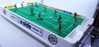 Vintage Sportcraft Five - A - Side Table Football Soccer Game Complete Box