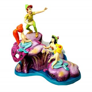 Wdcc Disney Peter Pan And The Mermaids Spinning A Spellbinding Story 4006675