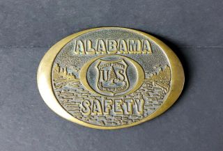 U.  S.  Forest Service Shield Alabama Safety Belt Buckle 1985 Western Heritage Co