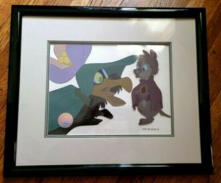 Don Bluth - Secret Of Nimh - Mrs.  Brisby Jeremy - 1982 Production Cel - Seal