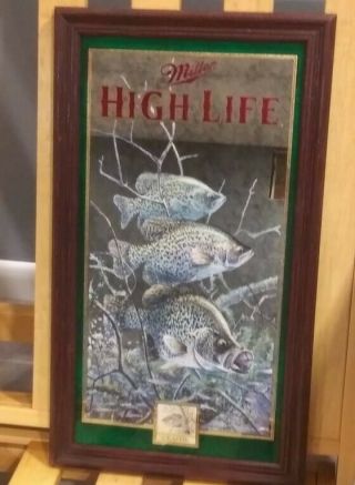 Vintage Budweiser King Of Beer Lighted Bubble Sign,  Bar Advertising,  Trout 2