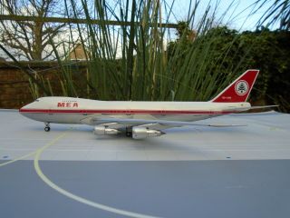 Inflight 200 1/200 Scale Boeing 747 - 200 Mea Airlines Od - Agh If742me1219p