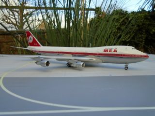 INFLIGHT 200 1/200 SCALE BOEING 747 - 200 MEA AIRLINES OD - AGH IF742ME1219P 2