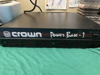 Vintage Crown Electronics Power Base 1 Pb - 1 Power Amplifier