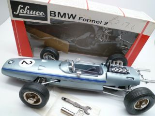 VINTAGE SCHUCO 1072 BMW FORMEL 2 RACING CAR ISSUED 1960s 2