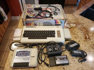 Vintage Commodore Vic - 20 Personal Computer W/box & C2n Cassette Player