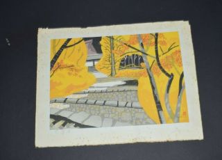 Juniichi Sekino Japanese Woodblock Print