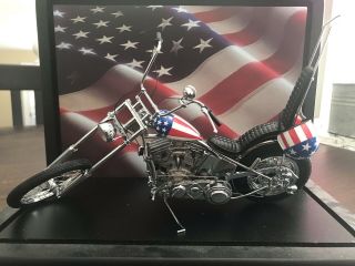 Franklin Easy Rider Chopper 1/10 Harley Davidson Stars &stripes Die Cast