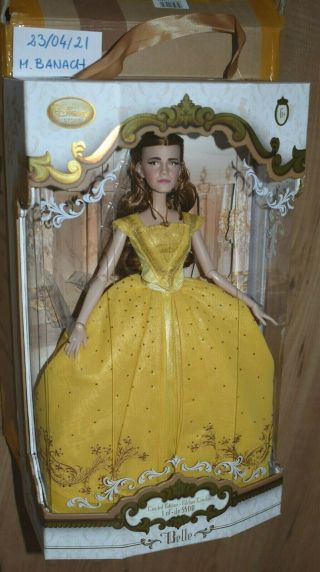 Disney Store Limited Action Life Action Movie Belle Doll Beauty And The Beast