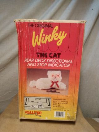 Vintage Winky The Cat Rear Window Deck Turn Brake Light Wallfrin