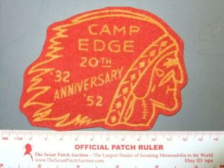 Boy Scout Camp Edge 1952 Felt 8984x
