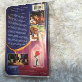Beauty And The Beast Black Diamond Edition Very Rare Disney Classics VHS 1992 2