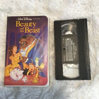 Beauty And The Beast Black Diamond Edition Very Rare Disney Classics VHS 1992 5
