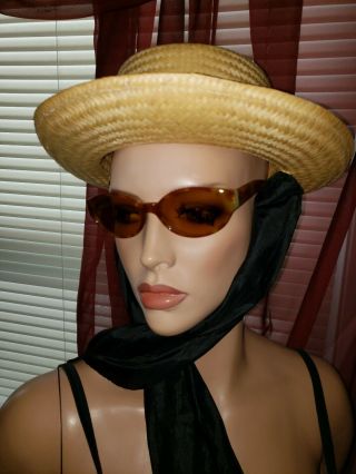 Vintage Stussy Amelie Retro Ladies Sunglasses Cat Eye Tortoise Shell Glasses