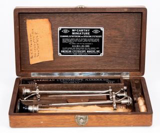 Vintage Acmi American Cystoscope Makers Mccarthy Miniature Endoscope No 58s