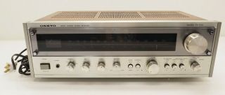 Onkyo Servo Locked Stereo Receiver Model Tx - 1500 Vintage Audio 70 Watt Power