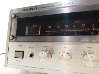 ONKYO Servo Locked Stereo Receiver Model TX - 1500 Vintage Audio 70 Watt Power 3