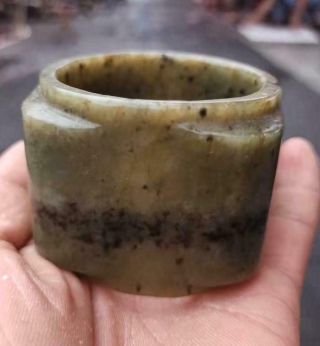Age - Old China Antique Han Dynasty Jade Sacrificial Vessel
