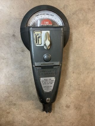 Vintage Duncan Miller Parking Meter - & - No Key - Open - Made In The Usa