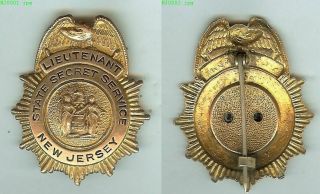 Obsolete State Secret Service Police Lieutenant Badge