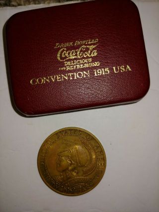 Vintage Coca - Cola Coke Soda 1915 Ppie Convention Token,  Trays,  Syrup Line Glass