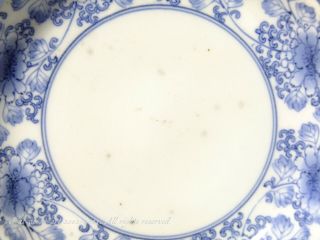 A Very Fine Early Blue & White Arita (Kakiemon) Dish With An Unusual Mark.  1670s 3