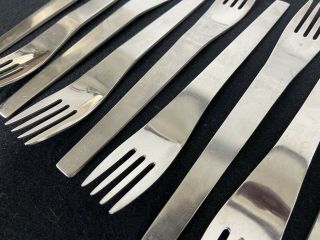 Vintage Mcm 1960s Dalia Picasso 9 Salad Forks Modern Flatware Spain