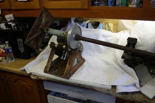Vintage Eq Mount 1 " Steel Shafts Ra Clock Drive,  Slo - Motion - Needs Restoration