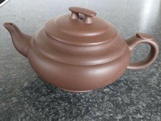Vintage Chinese Clay Teapot Signed