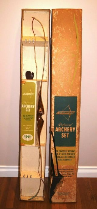 Vintage Browning Mohawk 62 " 45 Recurve Bow Archery Bow