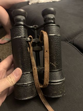 Vintage Busch Prisma - Binocle Terlux 10x Germany Ww I Wii Binoculars
