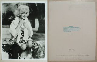 Marilyn Monroe 1962 Vintage 20th Century Fox Press Photo Calendar Gal1