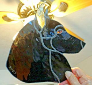 Stained Glass - Dog - Belgian Sheepdog