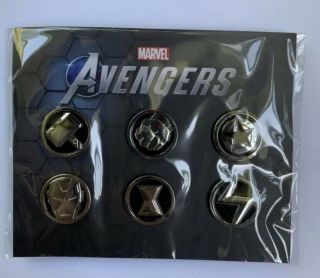 50 Marvel’s Avengers 6 Pin Sets— In Package,  Factory