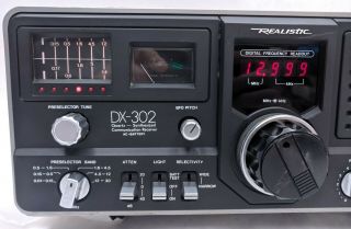 VTG Realistic DX - 302 Quartz Synthesized Ham/Shortwave Receiver Radio - For Repair 3