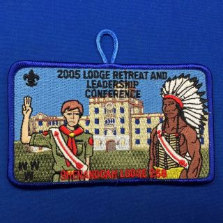 Boy Scout Oa Shenandoah Lodge 258 2005 Retreat & Leader Order Of The Arrow Patch
