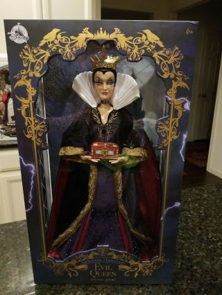 Disney Store Limited Edition Snow White Evil Queen 17” Doll Nrfb