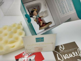 Wdcc Pinocchio A Terrifying Tail Statue Box Artist Proof Walt Disney Classic
