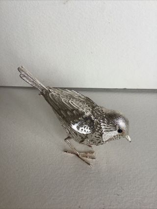 Christofle France Sparrow Bird Figurine Statue Lumiere D 