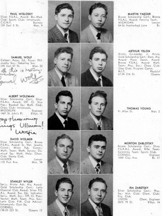 1950 - York City Stuyvesant High School Yearbook Photos History Sports Profs,