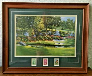 Vintage Masters Golf Art Print Augusta 
