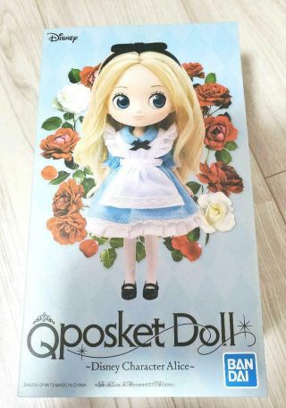 Q Posket Doll Disney Character Alice In Wonderland Bandai Qposket Figure Limited