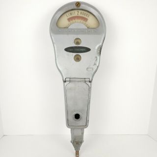 Vintage Park O Meter Rockwell Manufactoring Without Keys Man Decor