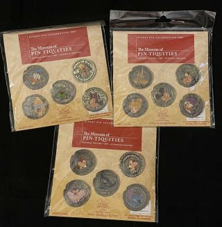 Disney Pin 2009 Mop Museum Of Pin - Tiquities Ancient Coin Le Complete Set 15 Pins