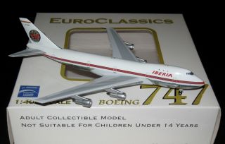 Aeroclassics IBERIA BOEING 747 - 100 EC - BRP 1/400 scale model 2