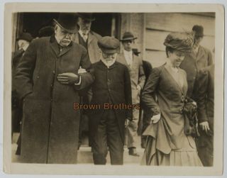 Vintage 1900s Industrialist Philanthropist Andrew Carnegie Wife Louise Photo 5
